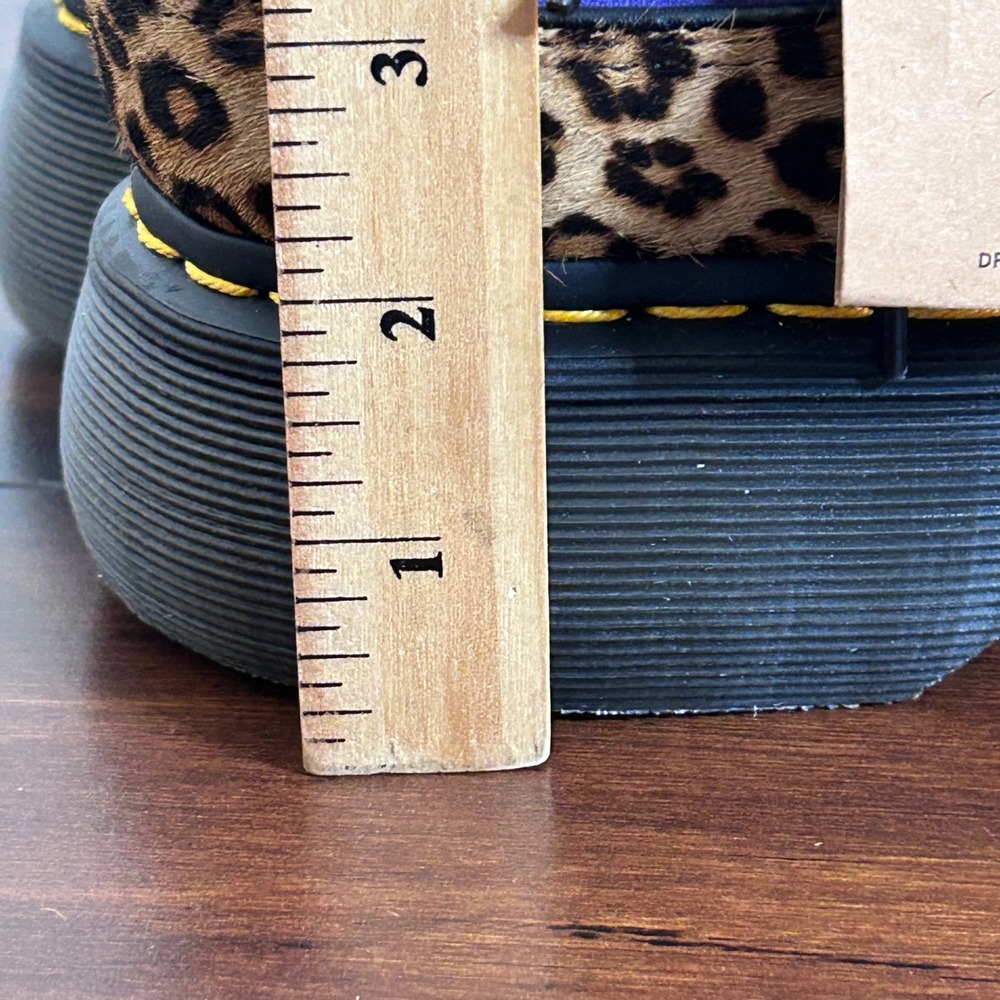 NWOB Dr.‎ Martens BUZZ5-Eye Leopard and Suede Shoes size 9 Chunky Platform Y2K - Picture 10 of 14